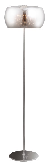 MOONLIGHT F0076-04A Stehlampe 4-flammig, Ø: 40 cm, Korpus: Chrom