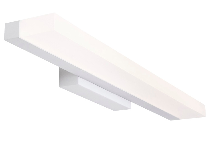RAPID W0149 Wandleuchte LED, Korpus: Weiß, Lampenschirm: Acrylglas