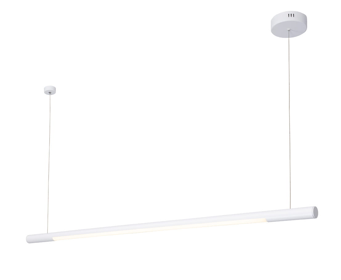 ORGANIC P P0361 Pendelleuchte LED, Korpus: Weiß, Lampenschirm: Acrylglas