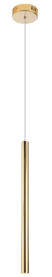 ORGANIC I P0204 Pendelleuchte LED, Ø: 2,5 cm, Korpus: Gold