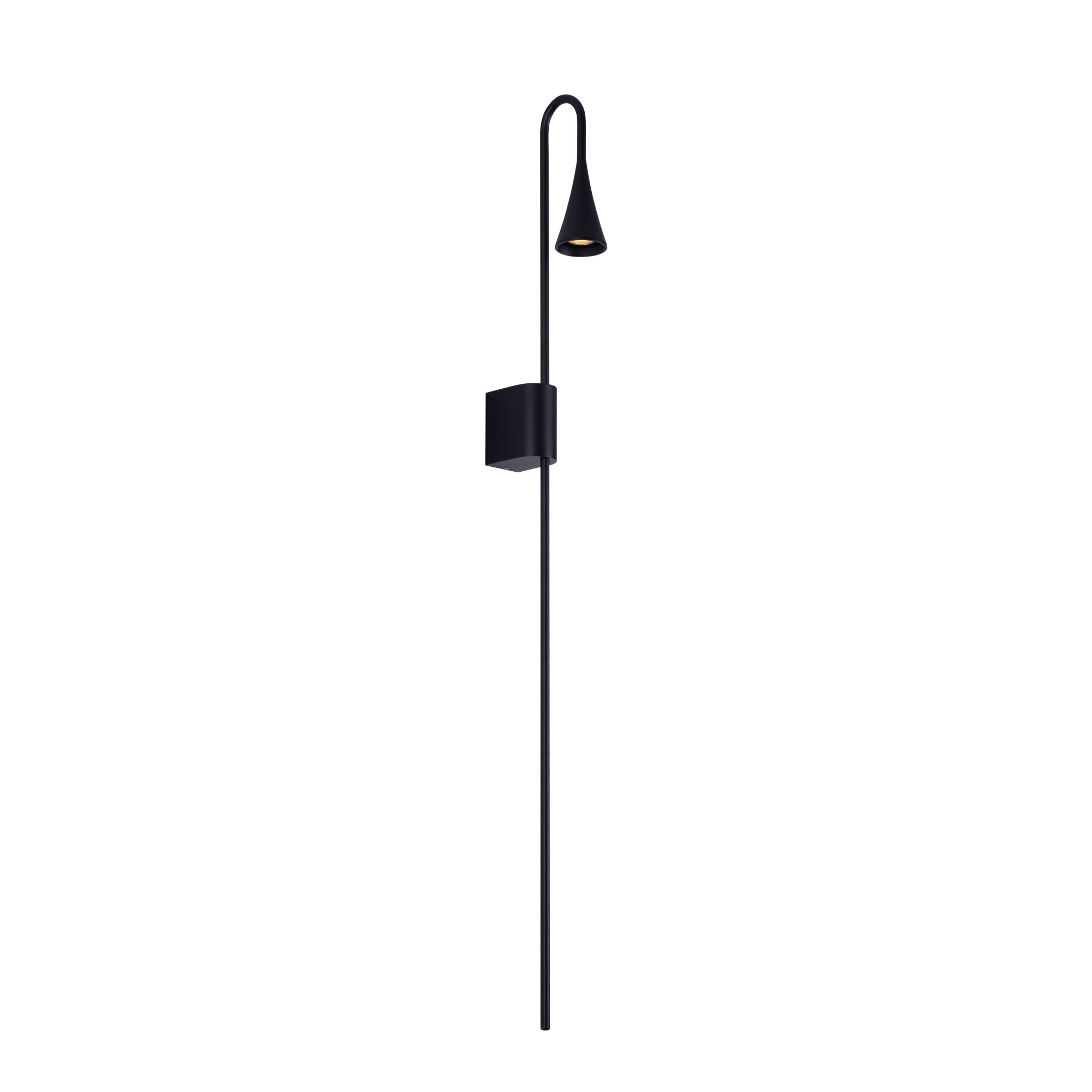 COMET W0280 Wandleuchte LED, Korpus: Schwarz, Lampenschirm: Acrylglas