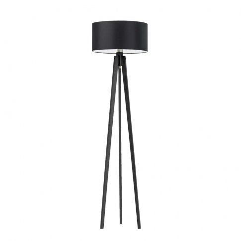 MIAMI Stehlampe 1-flammig, Korpus: Ebenholz