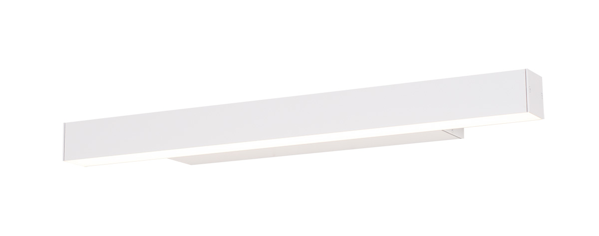 LINEAR W0263 Wandleuchte LED, Korpus: Weiß, Lampenschirm: Acrylglas