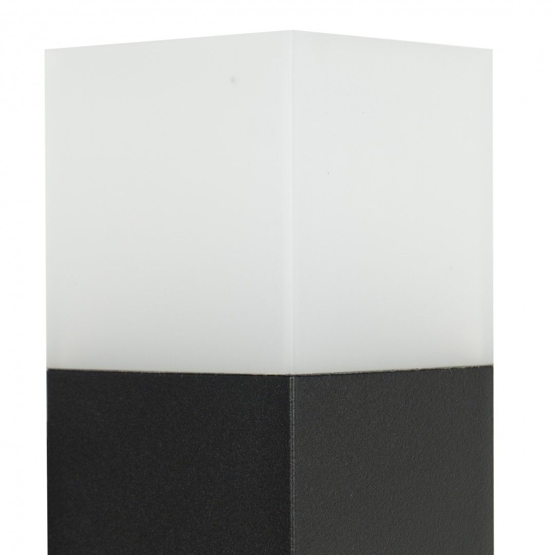 CUBE CB-830 BL Sockelleuchte außen, Korpus: Schwarz