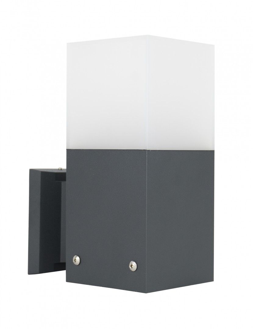 CUBE CB-MAX K DG Wandleuchte außen, Korpus: Dunkelgrau